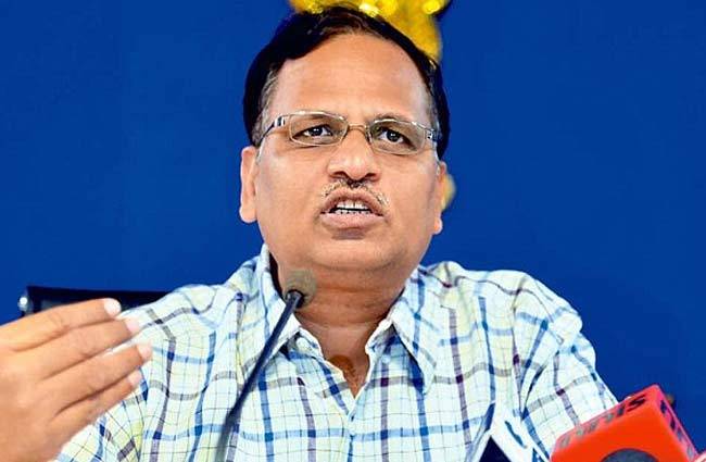 दिल्ली के स्वास्थ्य मंत्री सत्येंद्र जैन