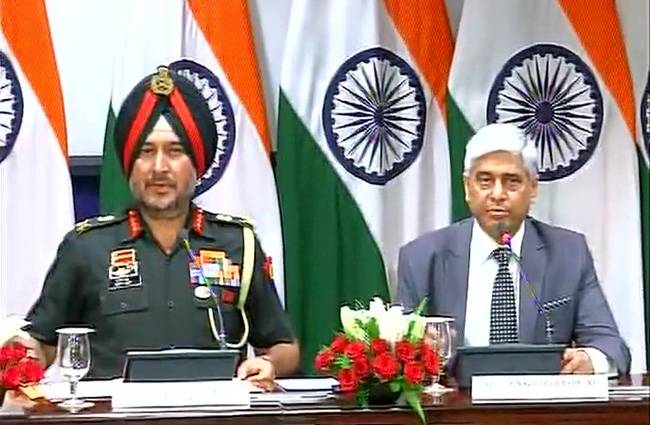 सेना ने सर्जिकल स्ट्राइक की पुष्टि की