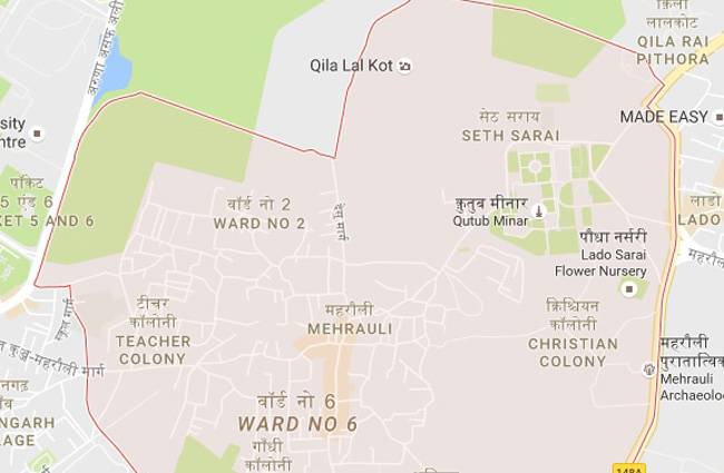 महरौली में हंगामा