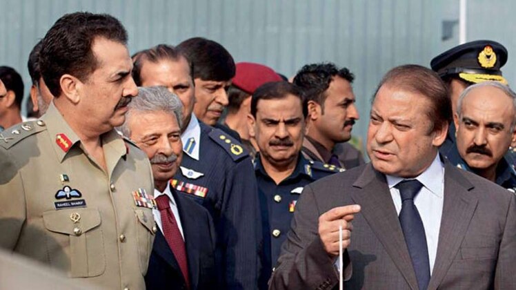 राहिल शरीफ और नवाज शरीफ