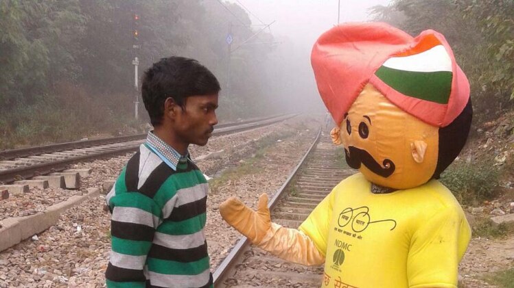 एनडीएमसी ने जारी किया स्वच्छ भारत का मस्कट