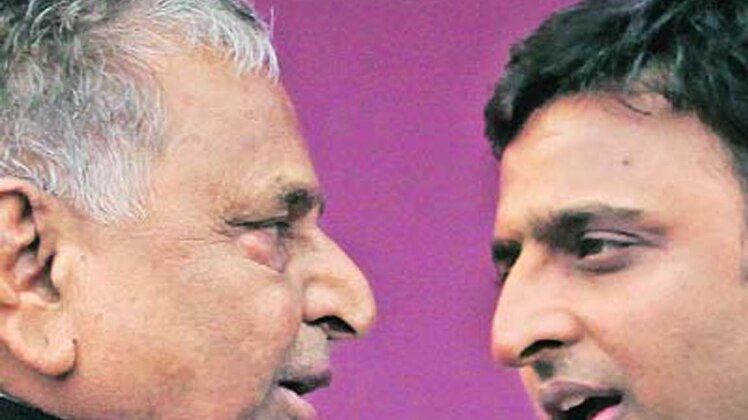 मुलायम-अखिलेश