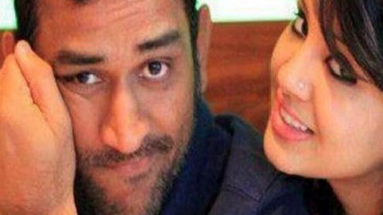 Mahendra Singh Dhoni and Sakshi 