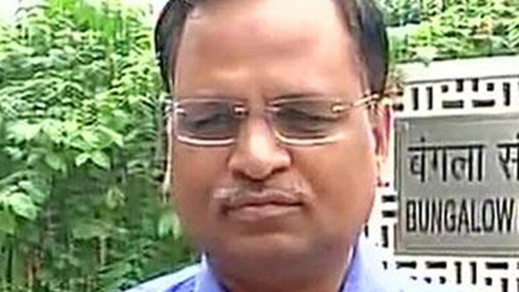 दिल्ली के स्वास्थ्य मंत्री सत्येंद्र जैन की फाइल फोटो