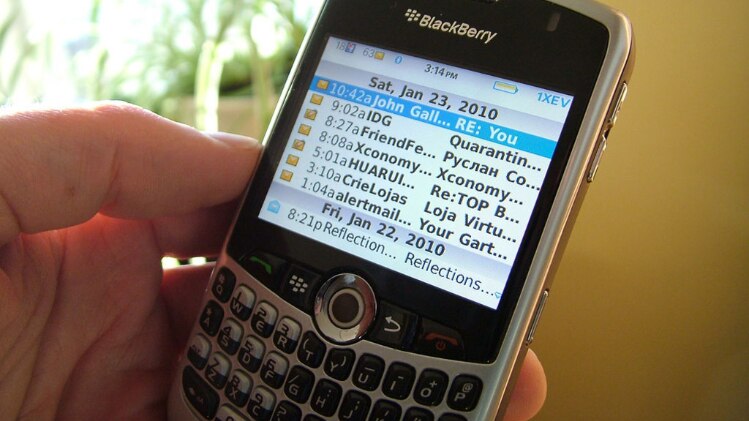 ब्लैकबेरी हैंडसेट
