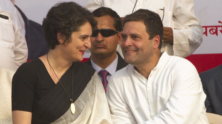 रायबरेली मेें राहुल गांधी के साथ प्रियंका गांधी वाड्रा 
