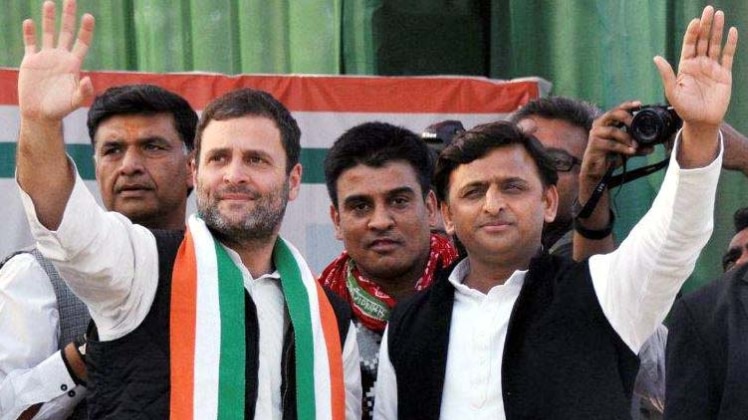 राहुल गांधी और अखिलेश यादव 