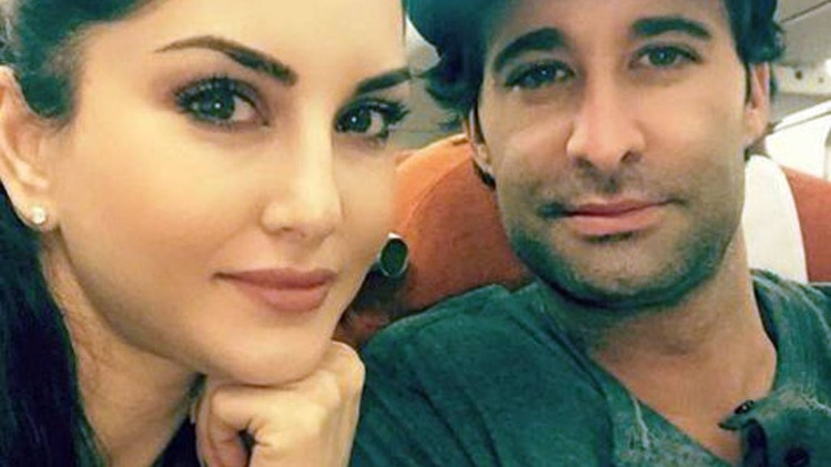 सनी लियोनी अपने पति डेनियल वेबर के साथ