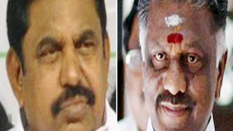 पलानीस्वामी और पन्नीरसेल्वम