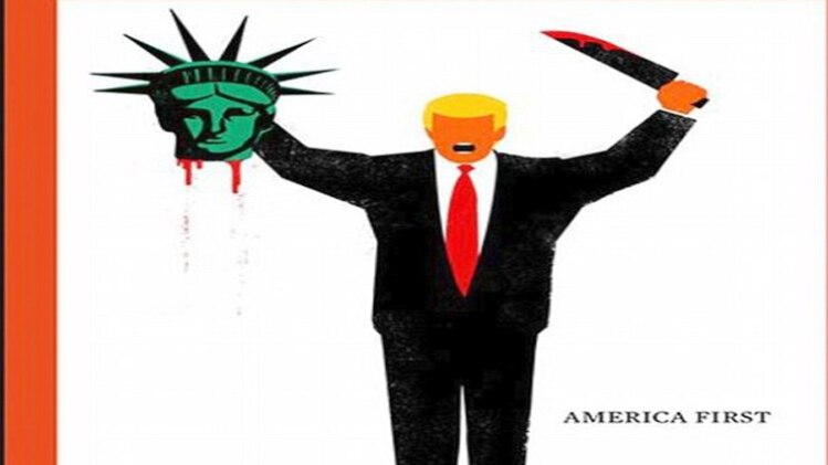 जर्मनी की मैगजीन ने उड़ाया ट्रंप का मजाक 