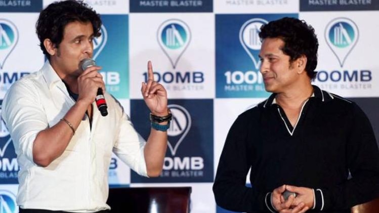 सचिन तेंदुलकर और सोनू निगम 