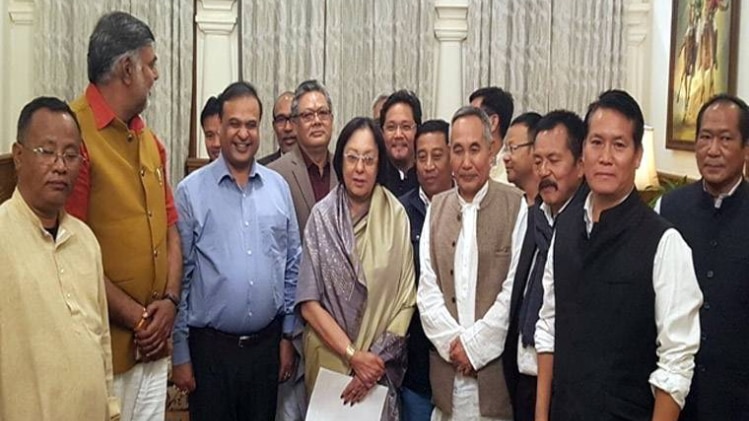 रविवार को राज्यपाल से मिले बीजेपी विधायक