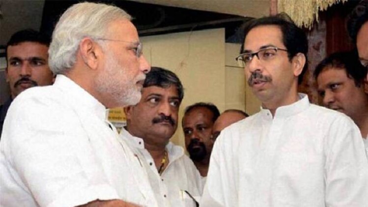 प्रधानमंत्री नरेंद्र मोदी और उद्धव ठाकरे