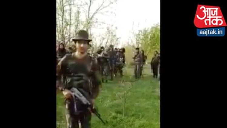 कश्मीर में आतंकियों ने जारी किया नया वीडियो 
