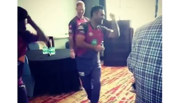 धोनी ने शेयर किया डांस का वीडियो..