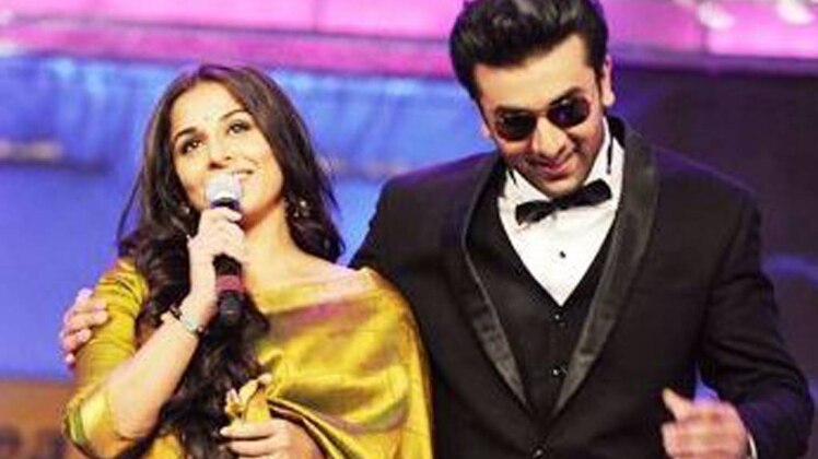 विद्या बालन और रणबीर कपूर 