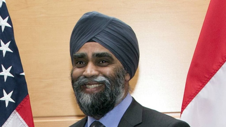 कनाडा के रक्षा मंत्री हरजीत सिंह सज्जन