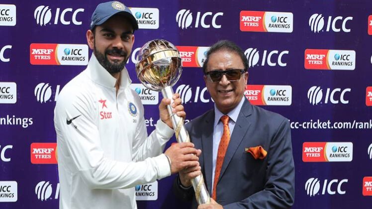 विराट कोहली और सुनील गावस्कर 