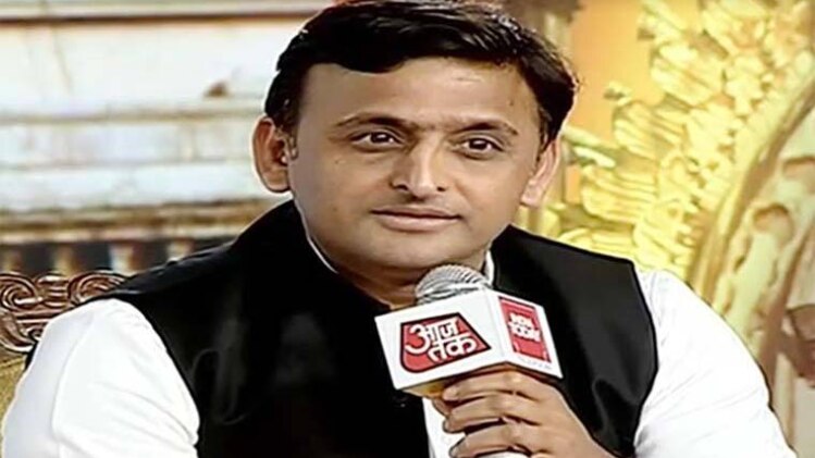 पंचायत आजतक में अखिलेश यादव 