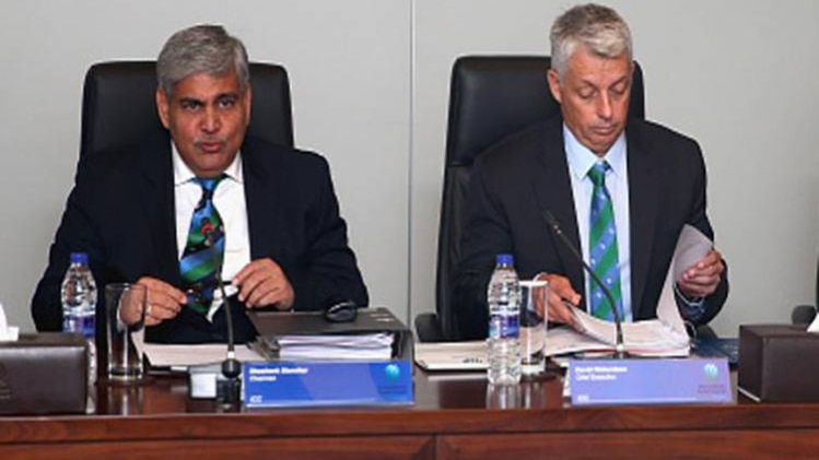 शशांक मनोहर और डेव रिचर्डसन