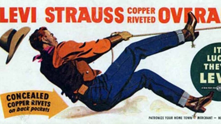 Levi Strauss and Jacob Davis receive a U.S. patent for blue jeans