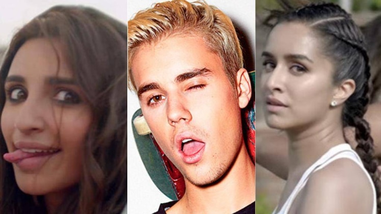 परिणीति चोपड़ा, जस्टिन बीबर और श्रद्धा कपूर