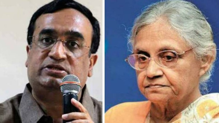 दिल्ली के शीला और माकन गुट में चल रही जंग 