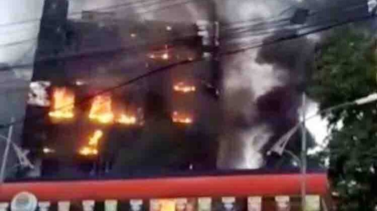 पटना के जीवी मॉल में शनिवार को लगी थी भीषण आग 