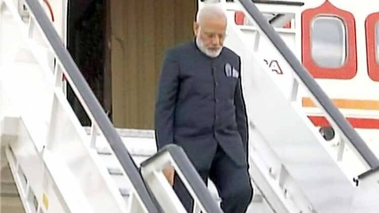 स्पेन के मैंड्रिड शहर पहुंचे पीएम मोदी