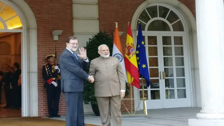 जर्मनी के बाद स्पेन की राजधानी मैड्रिड पहुंचे पीएम मोदी