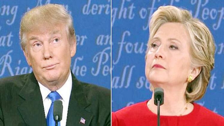 अमेरिकी राष्ट्रपति डोनाल्ड ट्रंप और हिलेरी क्लिंटन
