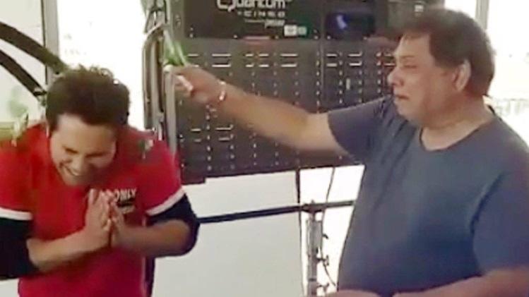 वरुण धवन और डेविड धवन 