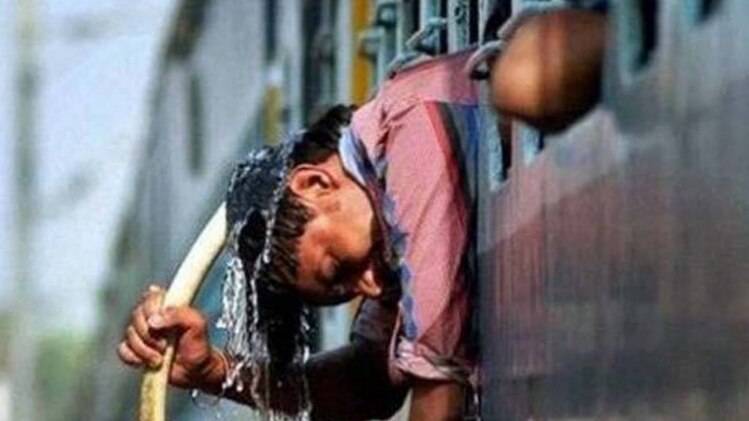 गर्मी से लोग परेशान 