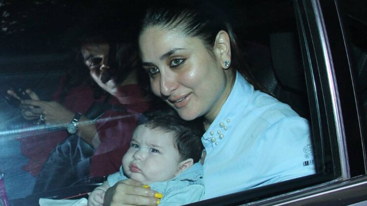 तैमूर अली खान और करीना कपूर खान