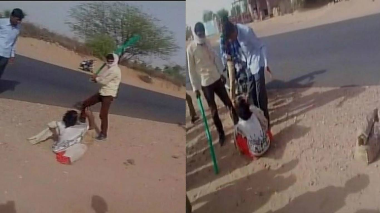 महिला को पाइप से मारा गया