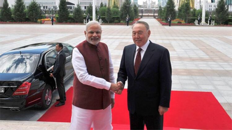 पीएम मोदी और कजाखस्तान के राष्ट्रपति