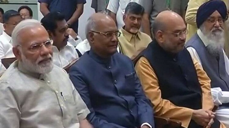 PM मोदी के साथ रामनाथ कोविंद 