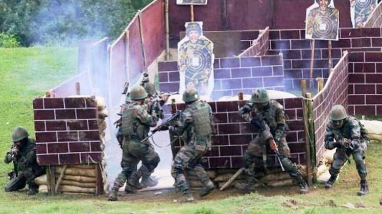 भारतीय सेना का युद्धाभ्यास 