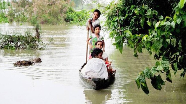 असम बाढ़ (प्रतीकात्मक तस्वीर)
