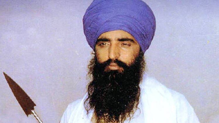 भिंडरावाले की तस्वीर (केवल प्रस्तुतिकरण के लिए)