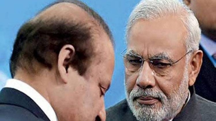 पाकिस्तानी पीएम नवाज शरीफ और पीएम मोदी
