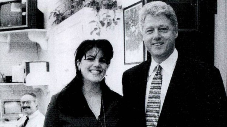Bill clinton with monica lewinsky - Balloon crosses the Atlantic