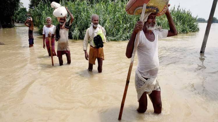 बाढ़ से बिहार सबसे ज्यादा प्रभावित