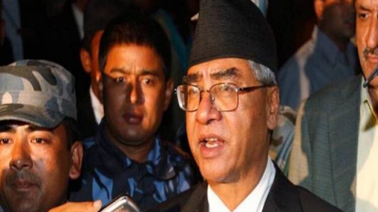 नेपाल के प्रधानमंत्री शेर बहादुर देउबा 