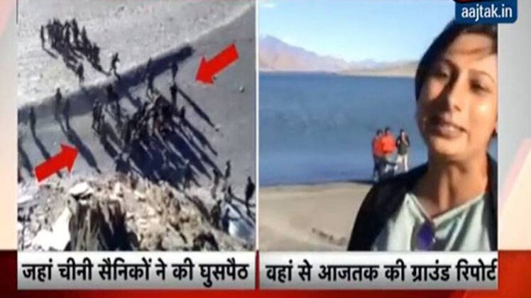 पेंगॉन्ग लेक पहुंची आजतक की टीम 