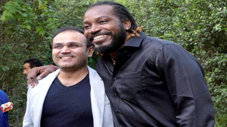 सहवाग और गेल