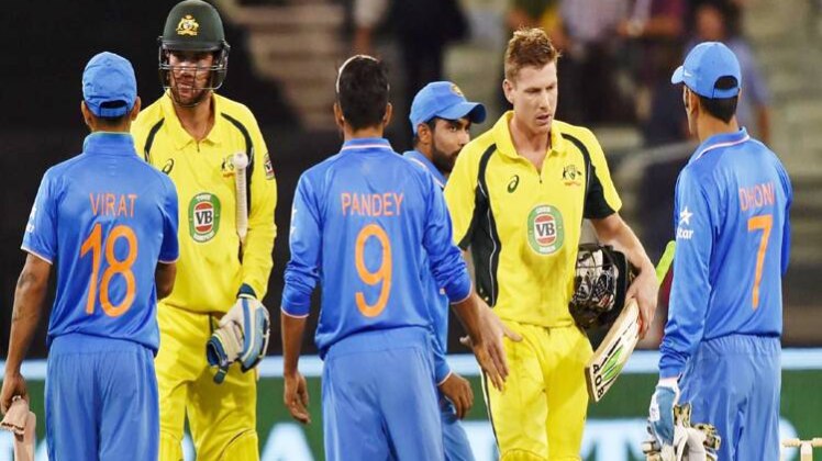 टीम इंडिया और ऑस्ट्रेलिया 