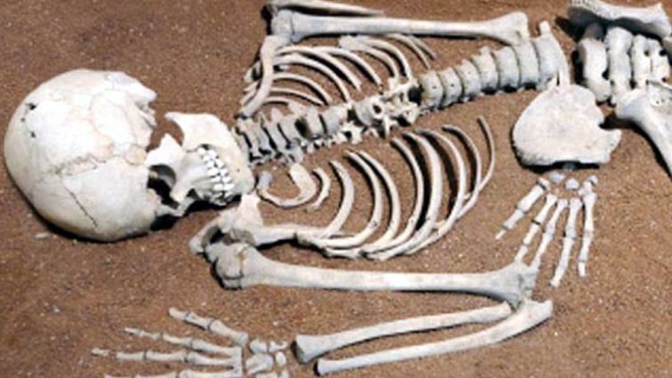 घर से मिला कंकाल