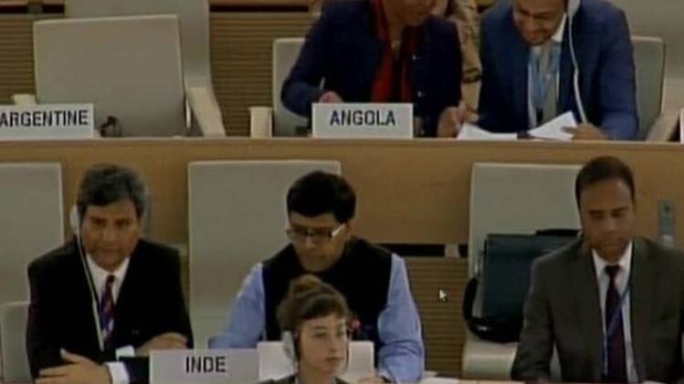 संयुक्त राष्ट्र में भारत के स्थाई मिशन के प्रथम सचिव सुमित सेठ