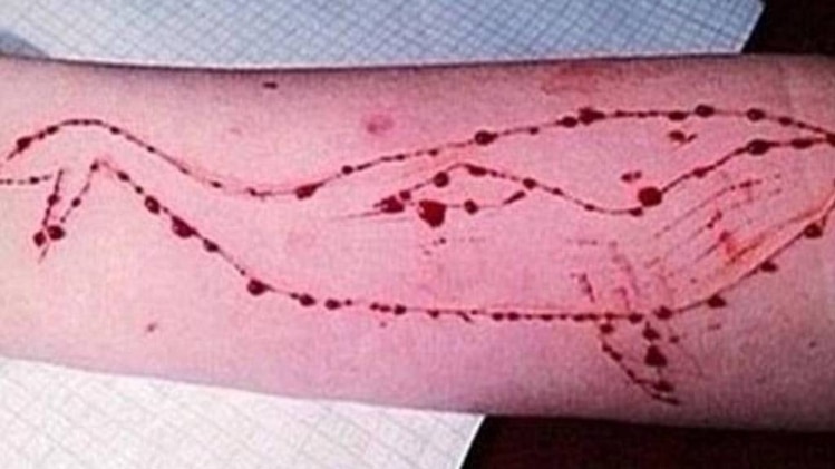 ब्लू व्हेल गेम.